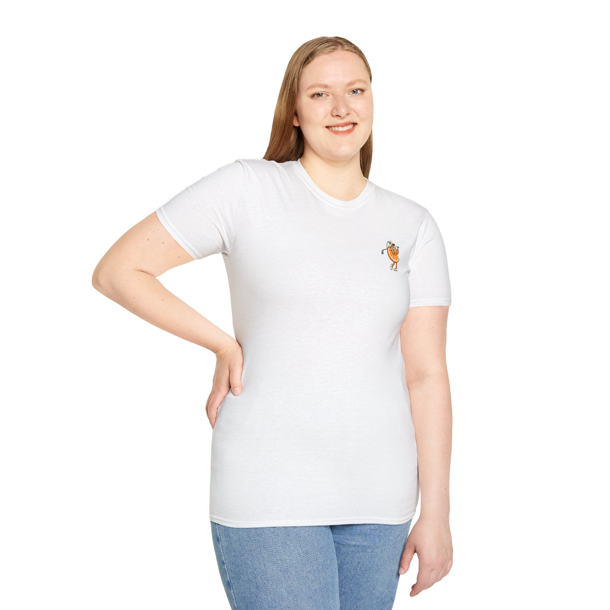 Golf T-Shirt — "The Wandering Wedge" Retro Golf Mascot Tee