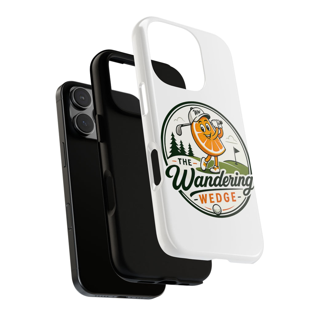 Phone Case — 'The Wandering Wedge' Golf Orange Mascot Protective Cover