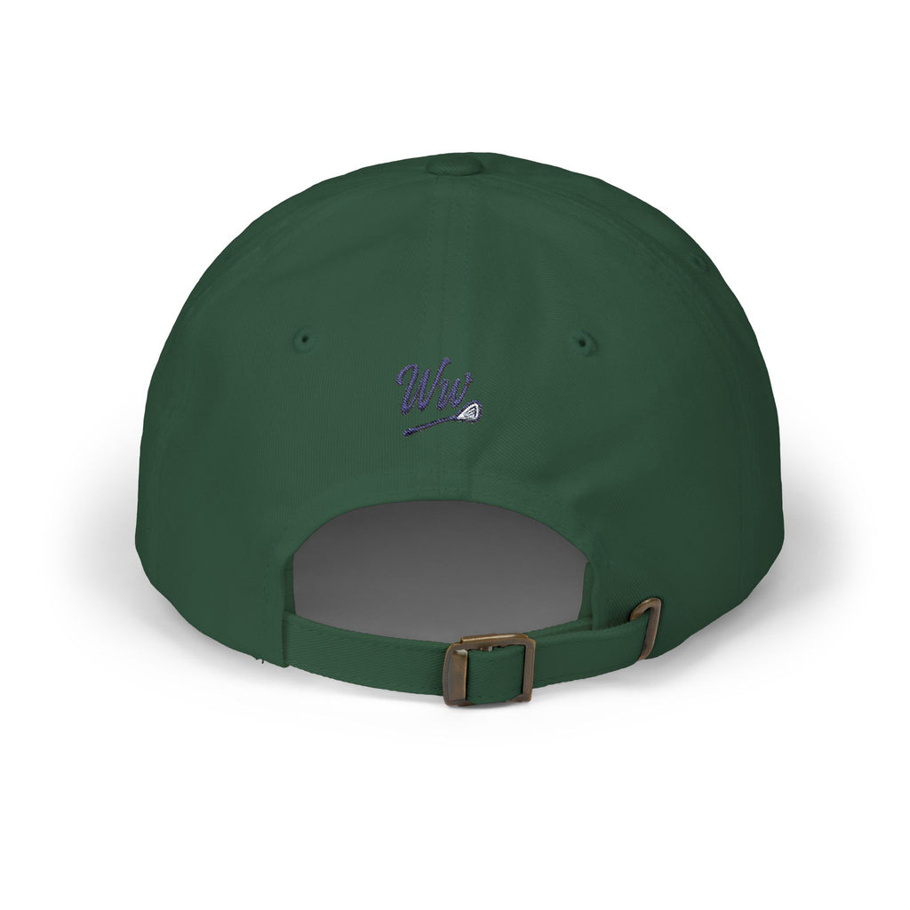 Dad Cap — Embroidered Citrus Slice Golf Tee Design