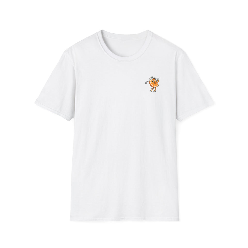 Golf T-Shirt — "The Wandering Wedge" Retro Golf Mascot Tee