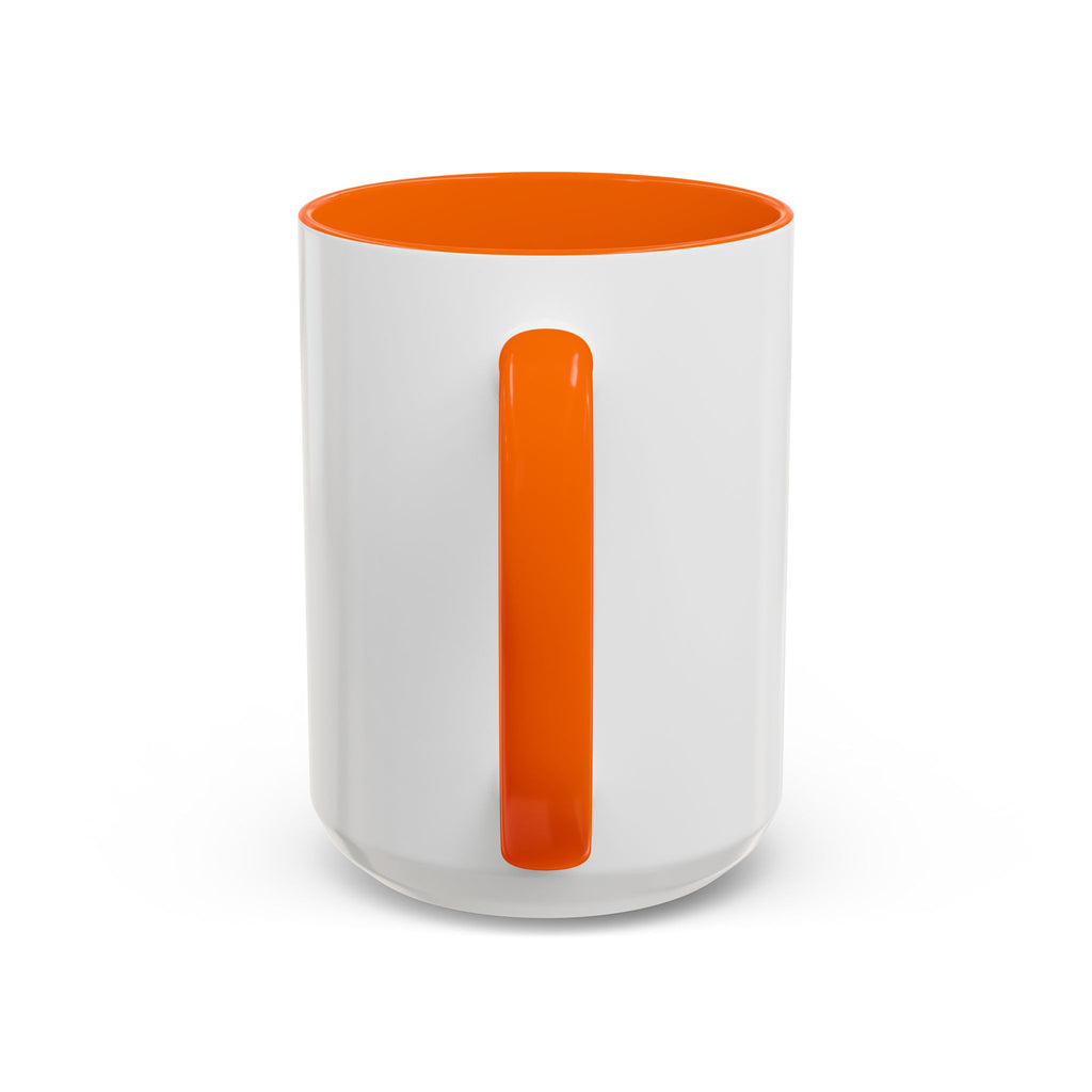 Golf Orange Logo Accent Coffee Mug – “The Wandering Wedge” 11/15oz