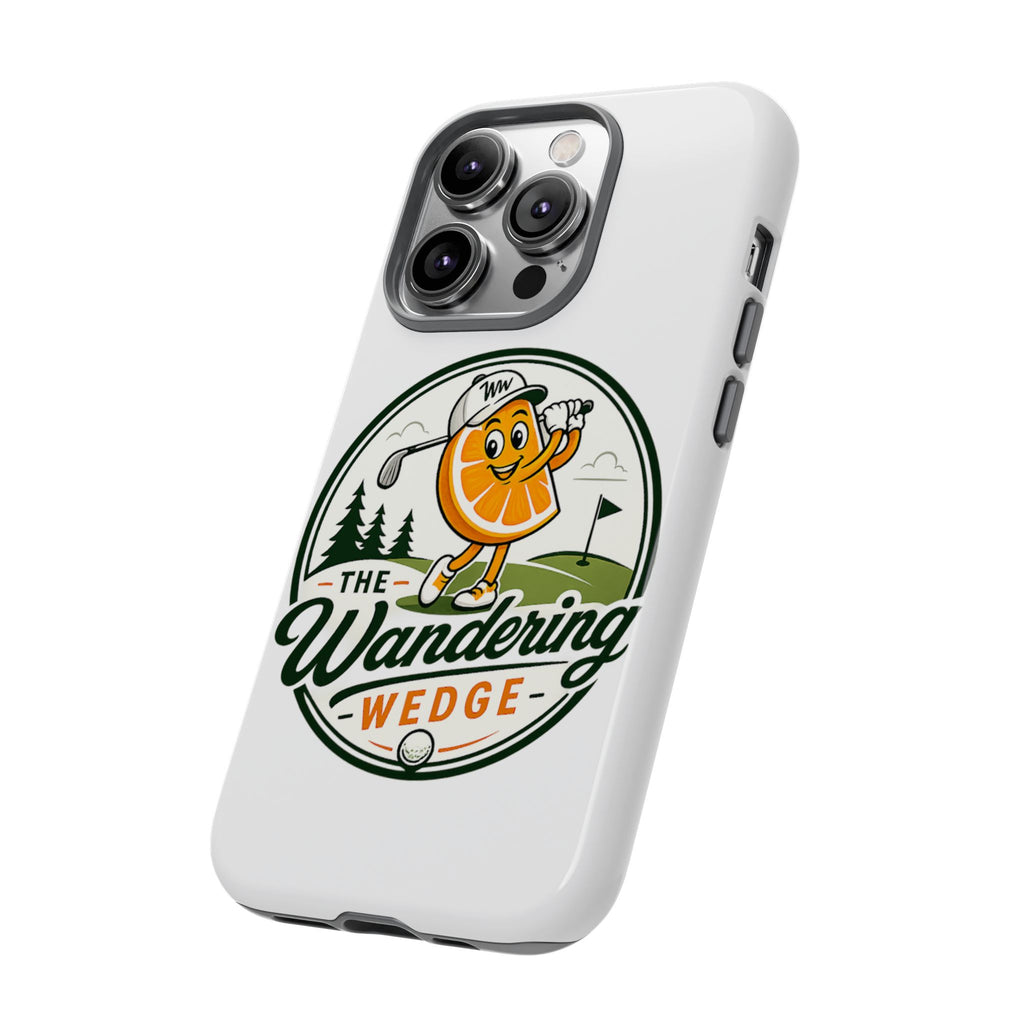 Phone Case — 'The Wandering Wedge' Golf Orange Mascot Protective Cover