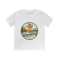 Kids T‑Shirt — “The Wandering Wedge” Orange Golf Vintage Logo