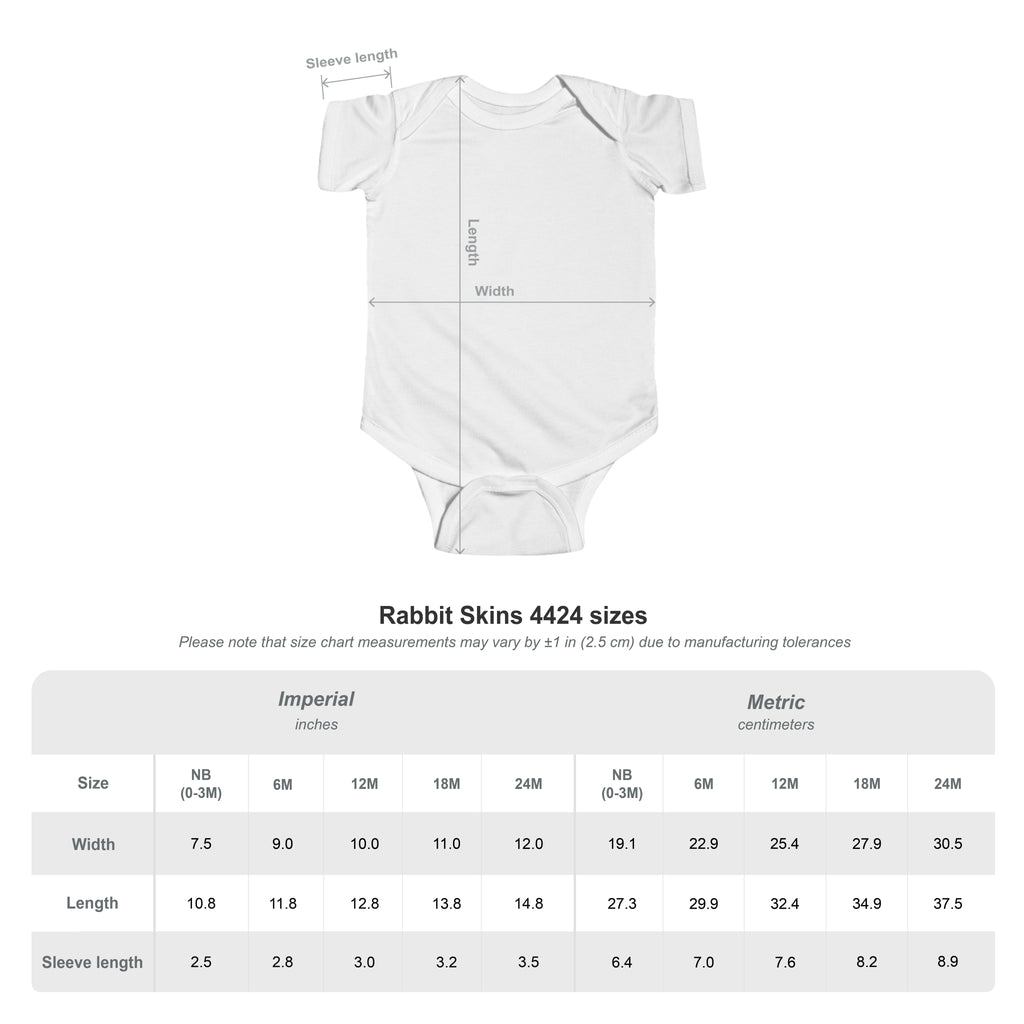Infant Bodysuit - "The Slice" Cute Pizza Baby Onesie, Retro Slice Graphic Newborn Gift