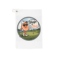 Wedge It Close Golf Towel – Funny Golf Ball Character with Hooked Grommet