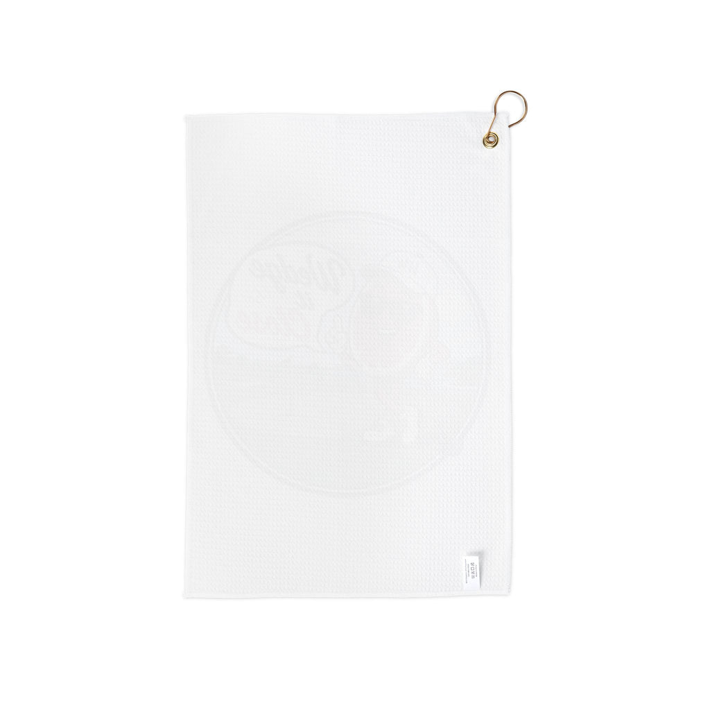Wedge It Close Golf Towel – Funny Golf Ball Character with Hooked Grommet