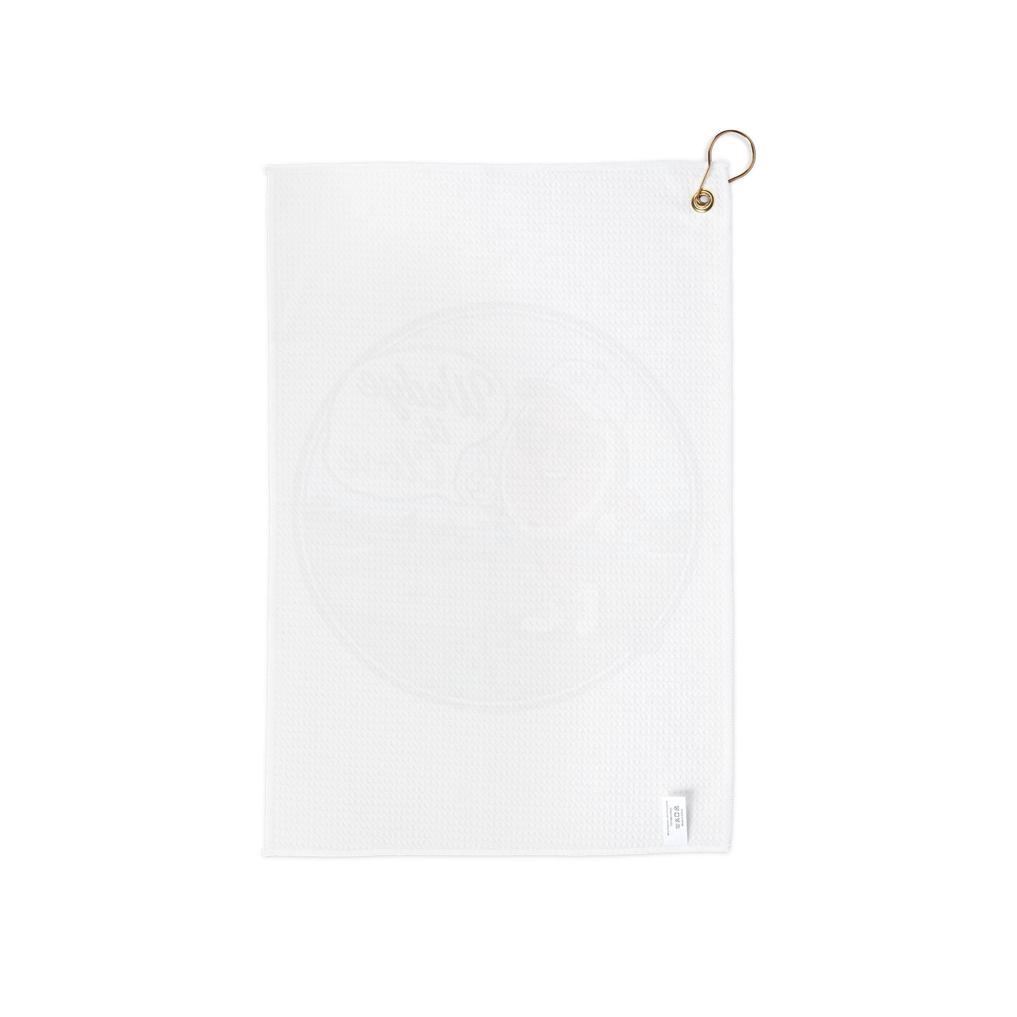 Wedge It Close Golf Towel – Funny Golf Ball Character with Hooked Grommet