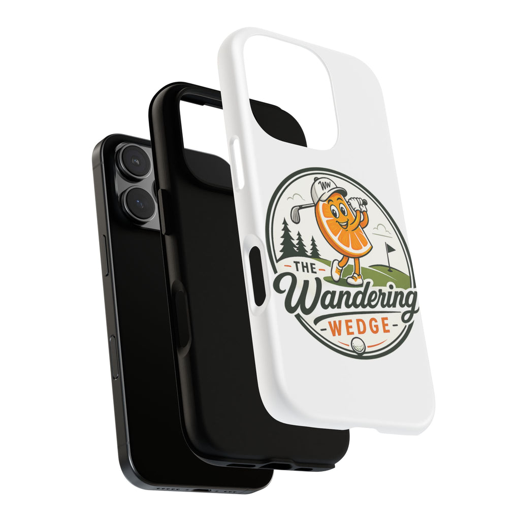 Phone Case — 'The Wandering Wedge' Golf Orange Mascot Protective Cover