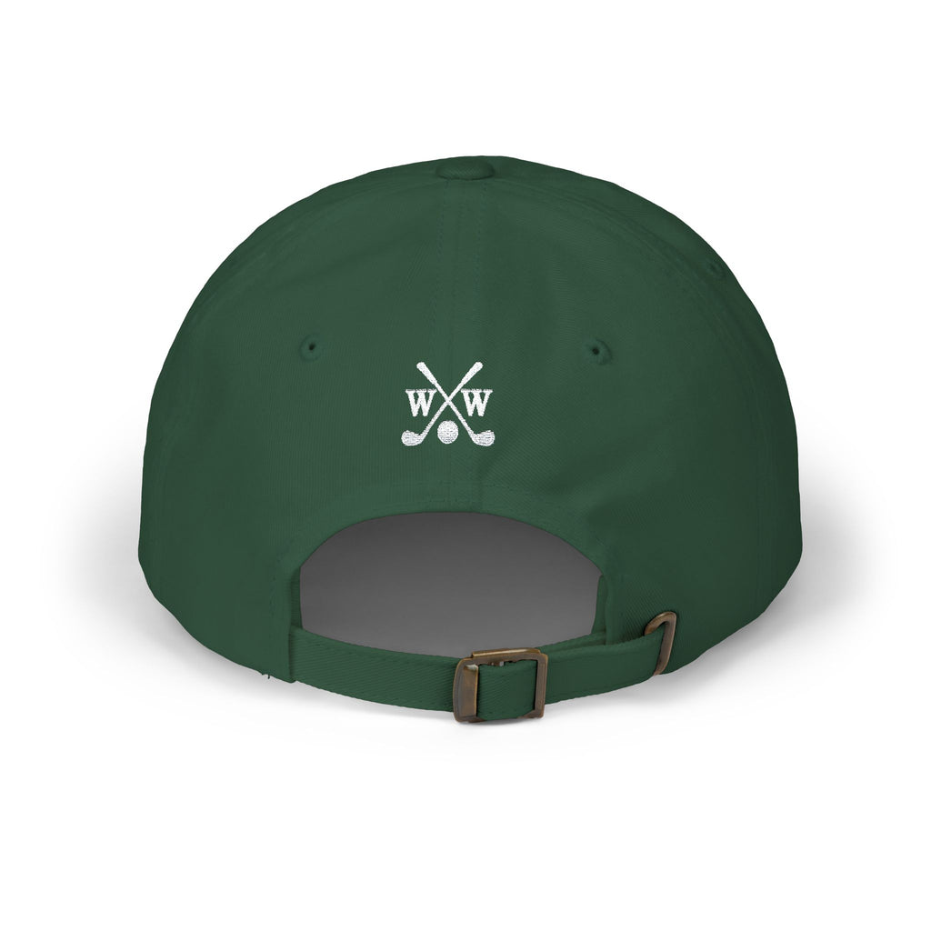 Embroidered Orange Slice Dad Cap — Minimal Fruit Baseball Hat