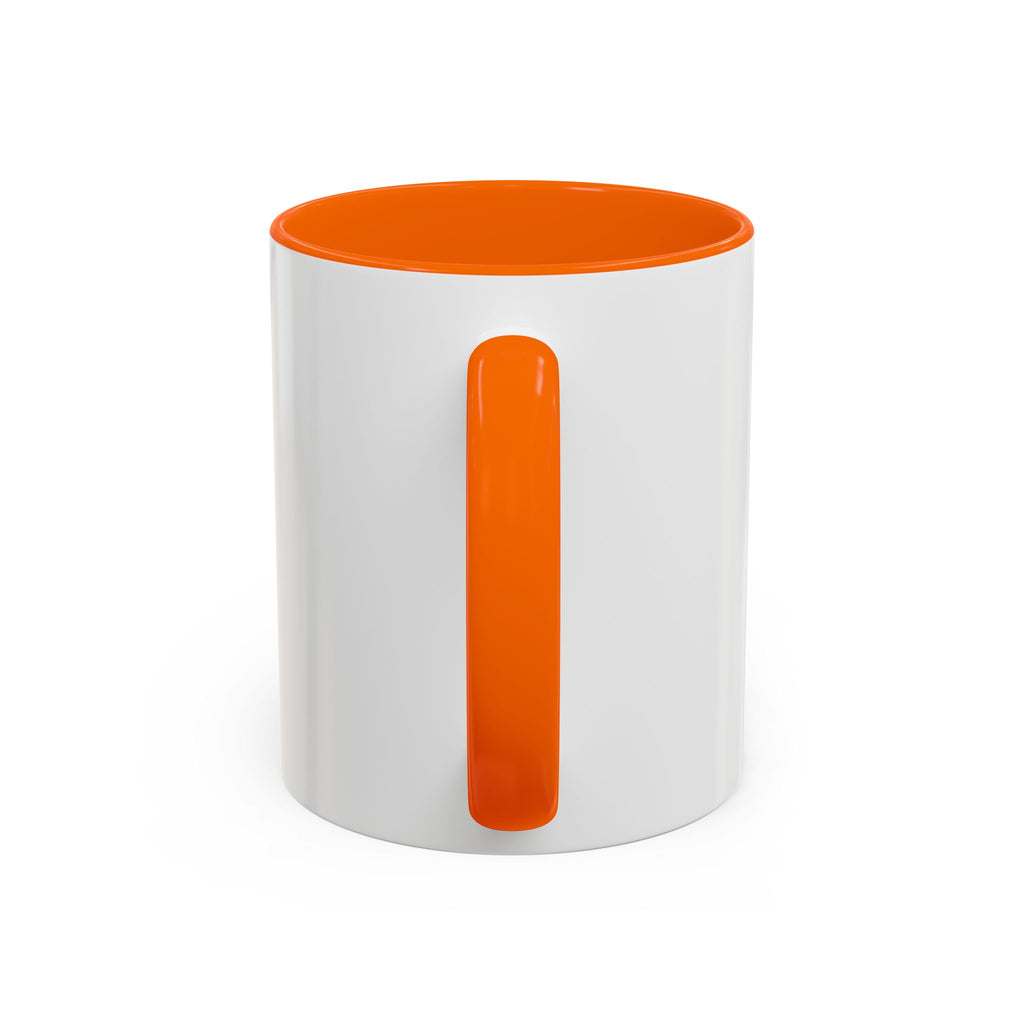 Golf Orange Logo Accent Coffee Mug – “The Wandering Wedge” 11/15oz