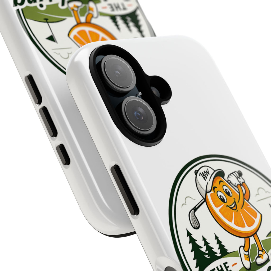 Phone Case — 'The Wandering Wedge' Golf Orange Mascot Protective Cover