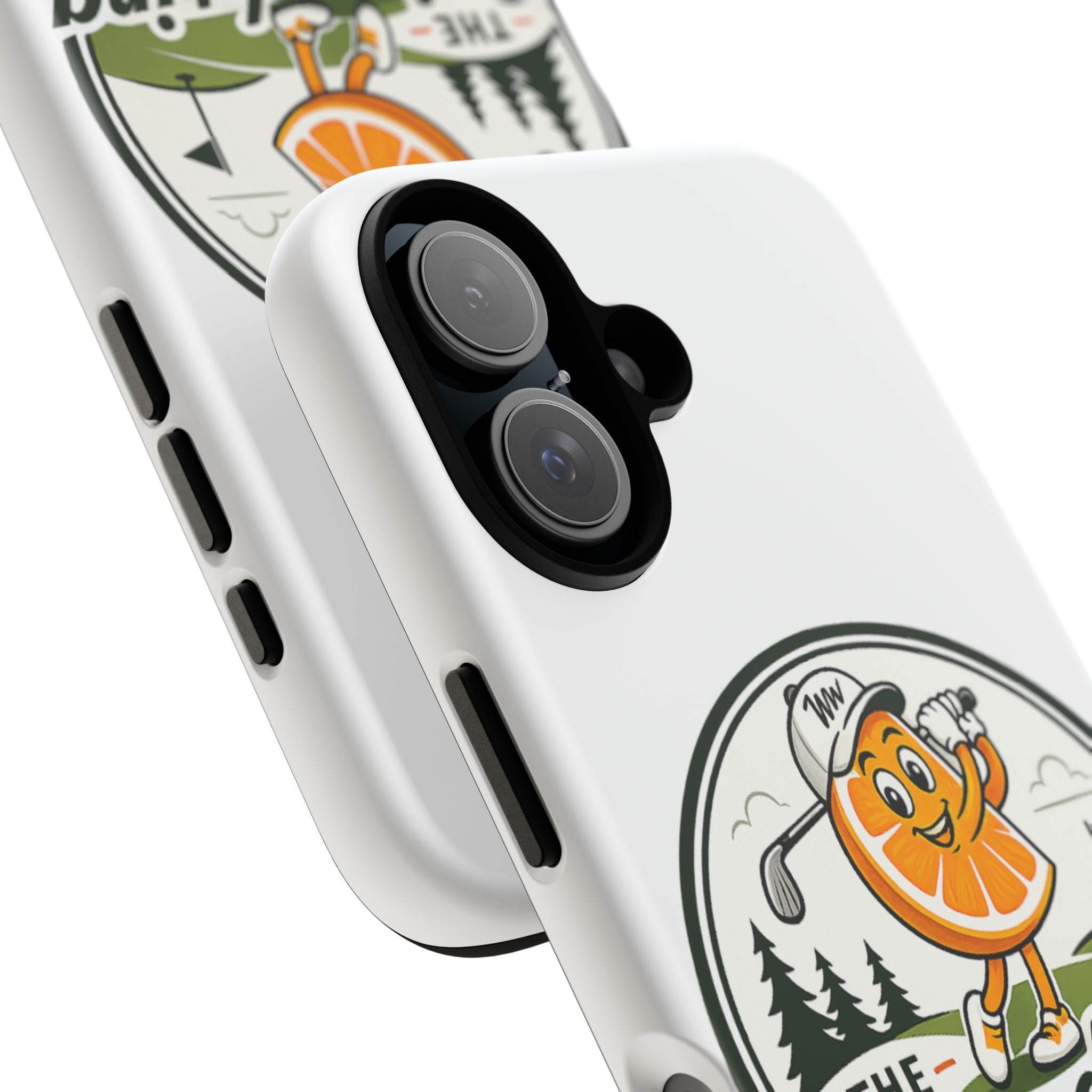Phone Case — 'The Wandering Wedge' Golf Orange Mascot Protective Cover