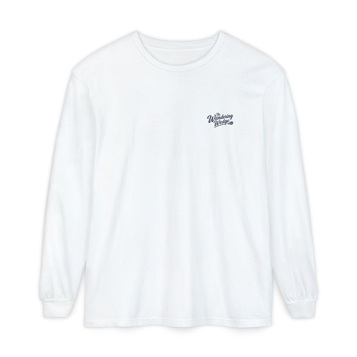 Long Sleeve T-Shirt — 'The Wandering Wedge' 155th Open Golf Trophy Graphic
