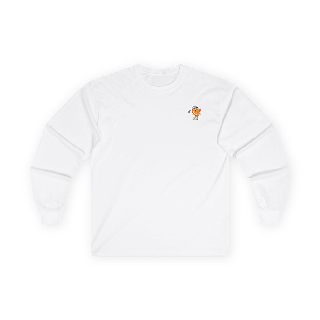 The "Shinnecock" Wandering Wedge Golf Long Sleeve Tee — 126th U.S. Open Vintage Orange Mascot