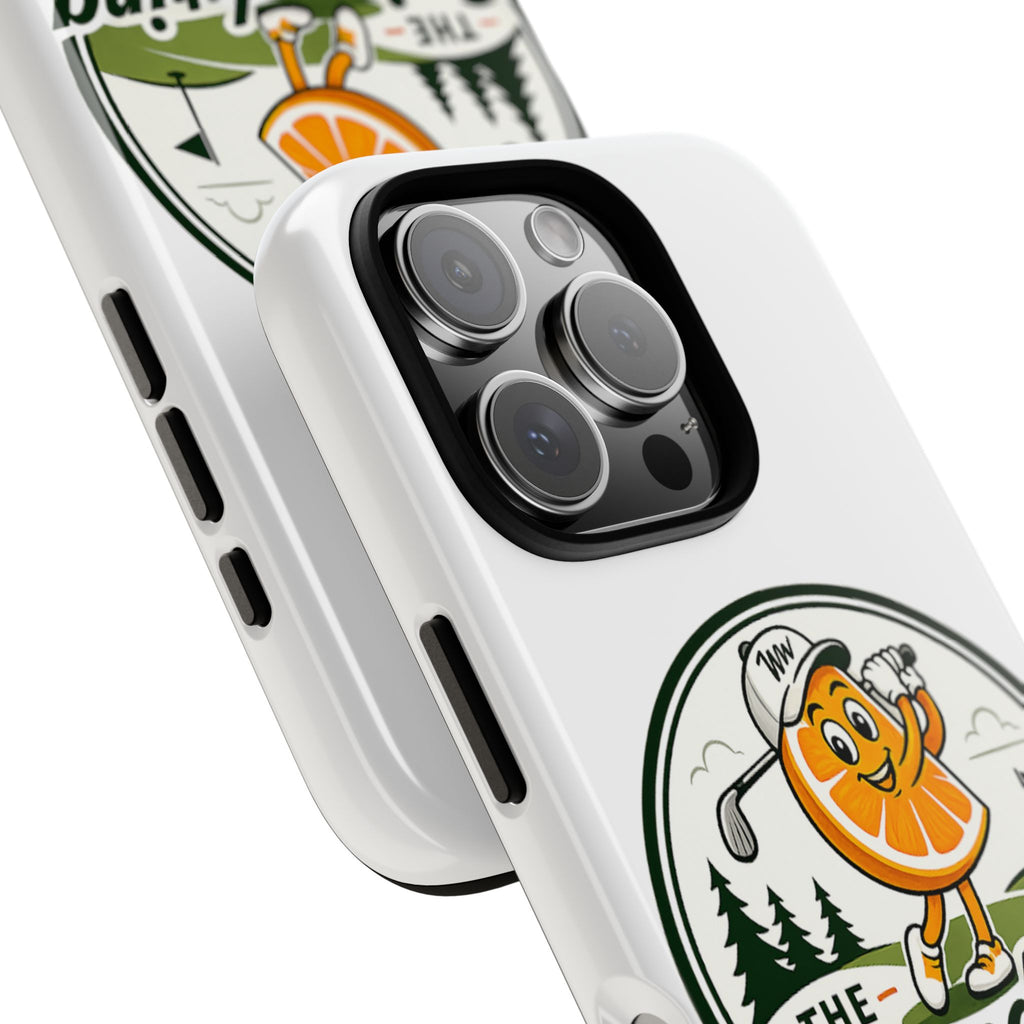 Phone Case — 'The Wandering Wedge' Golf Orange Mascot Protective Cover