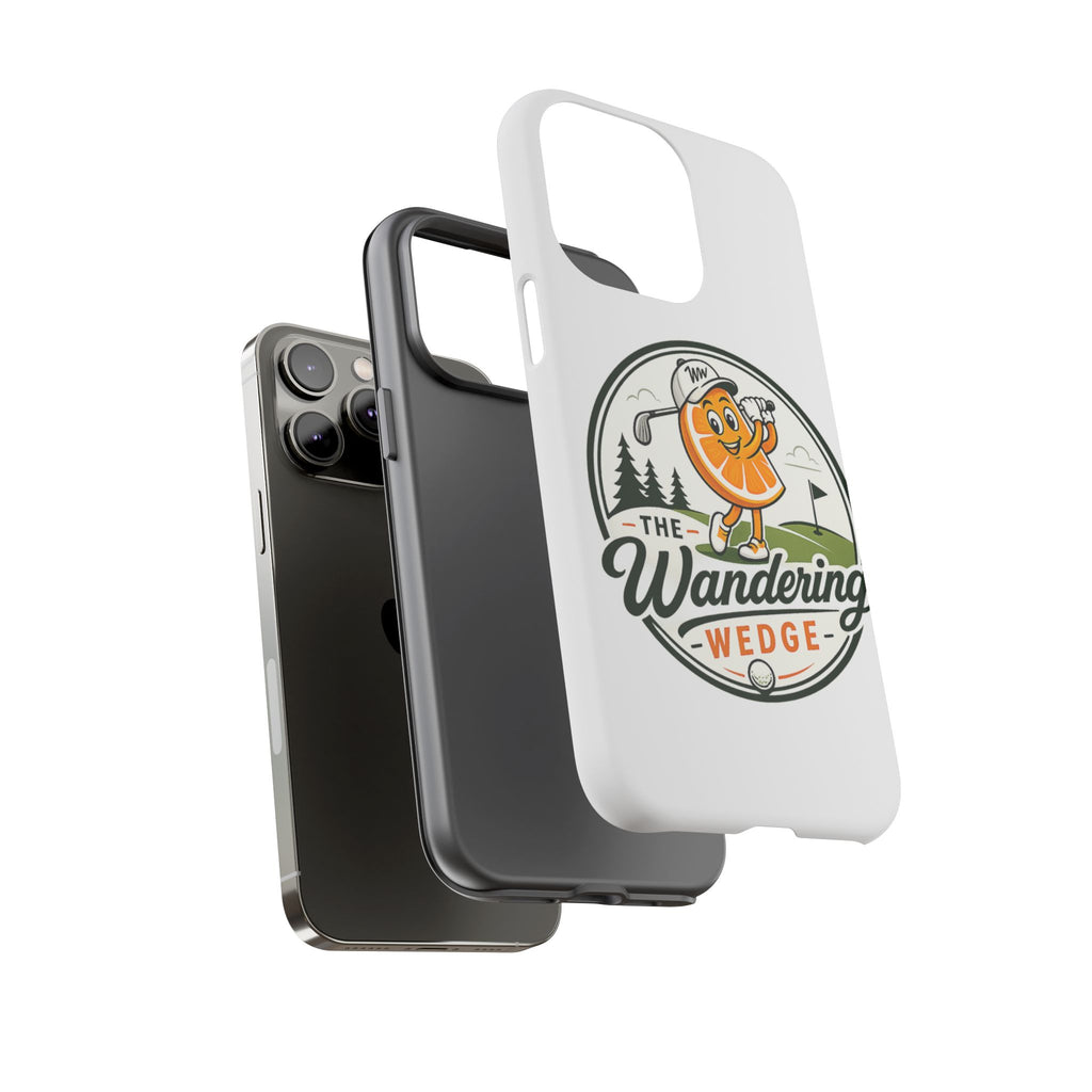Phone Case — 'The Wandering Wedge' Golf Orange Mascot Protective Cover