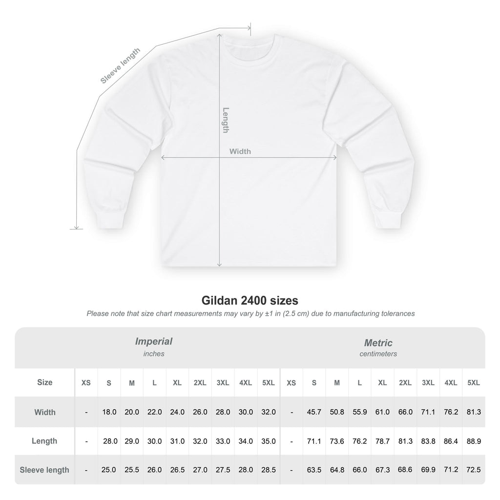 The "Scottish" Wandering Wedge Golf Long Sleeve Tee — Vintage Orange Mascot Back Print