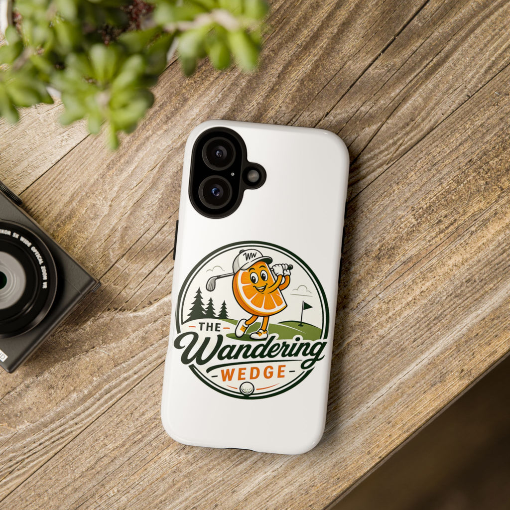 Phone Case — 'The Wandering Wedge' Golf Orange Mascot Protective Cover