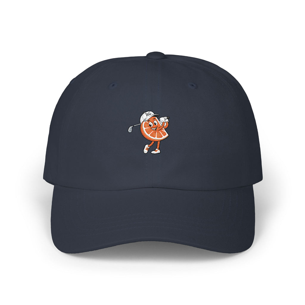 Dad Cap — Retro Golfing Slice Character Embroidered Hat