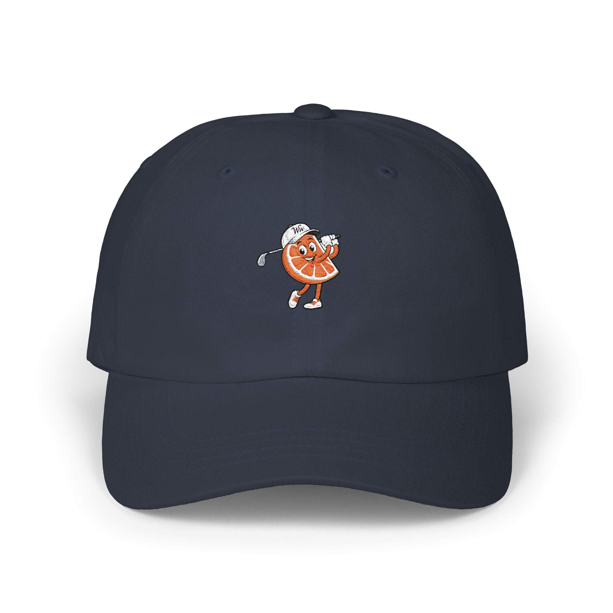 Dad Cap — Retro Golfing Slice Character Embroidered Hat