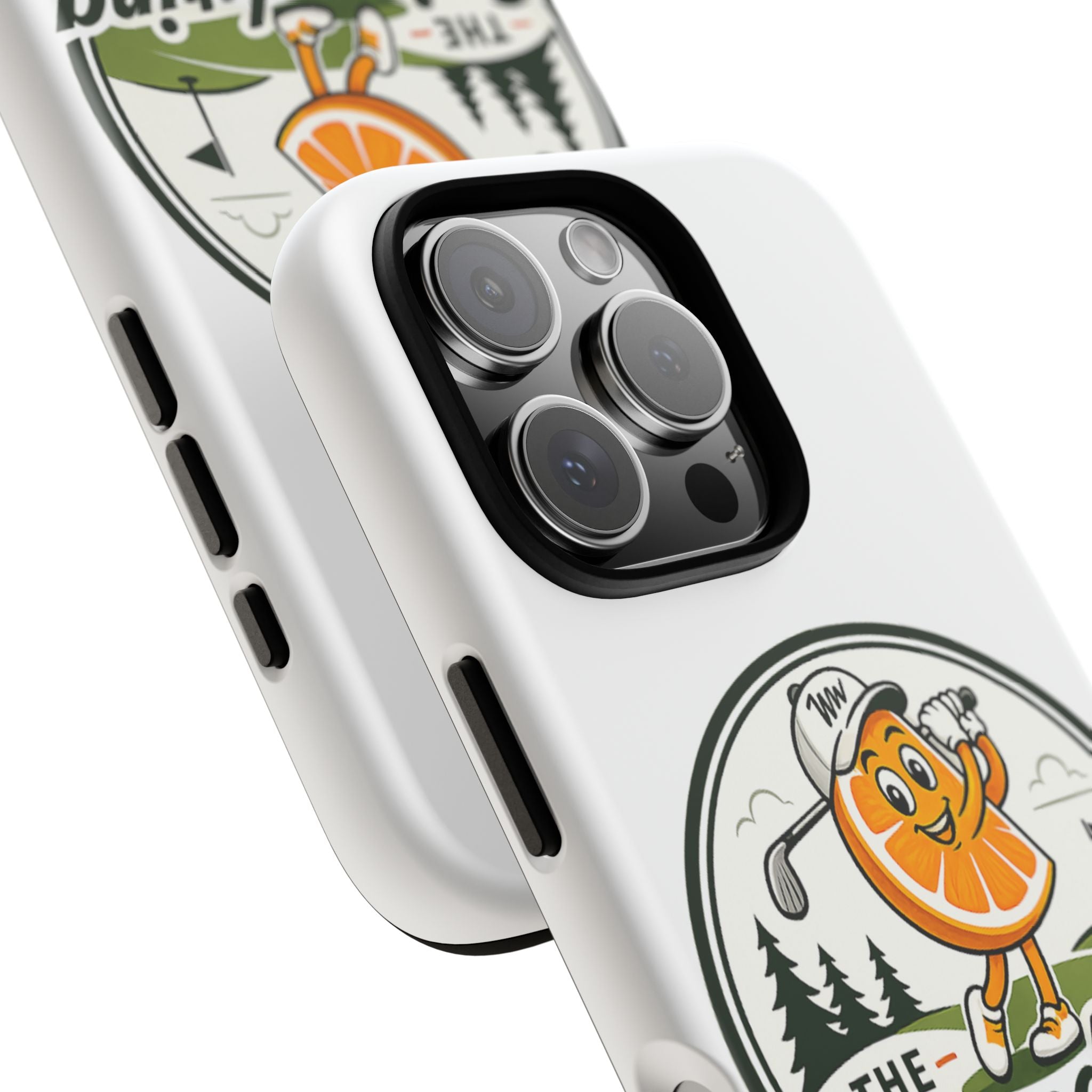 Phone Case — 'The Wandering Wedge' Golf Orange Mascot Protective Cover