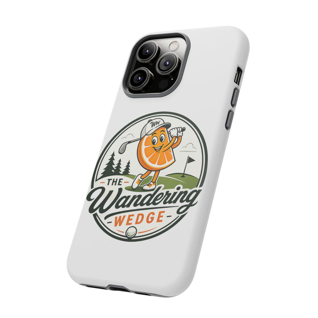 Phone Case — 'The Wandering Wedge' Golf Orange Mascot Protective Cover