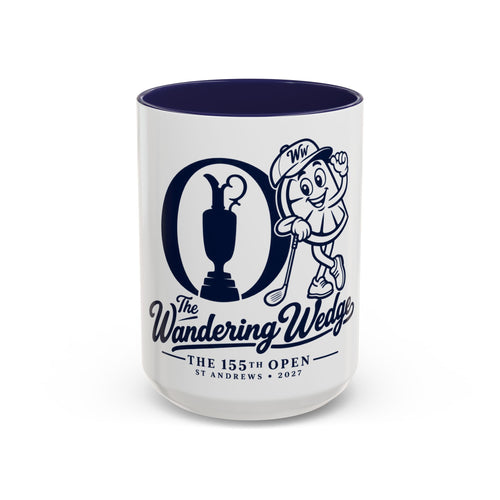 Golf Mug — "The Wandering Wedge" St Andrews 155th Open Commemorative Coffee Mug (11/15oz)