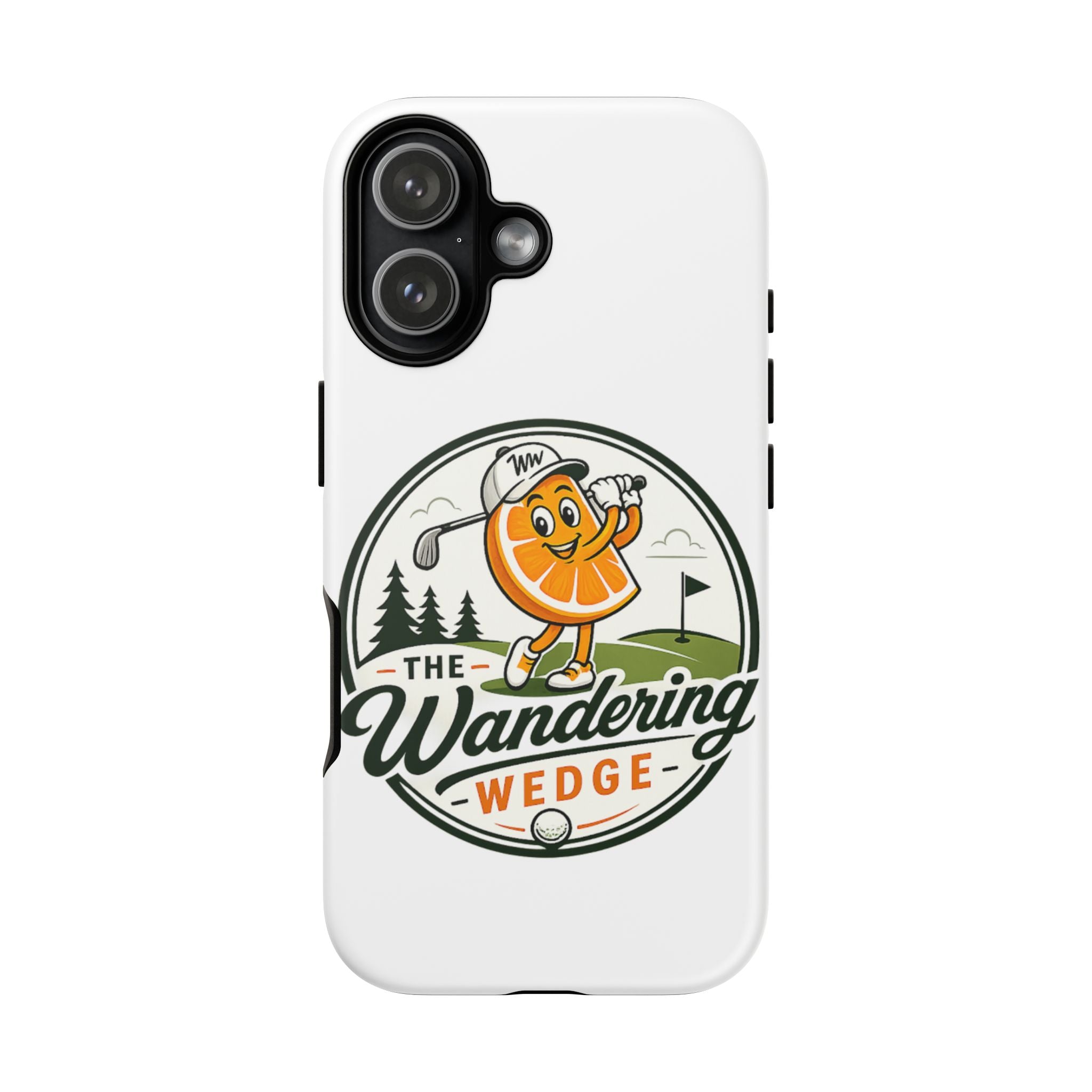 Phone Case — 'The Wandering Wedge' Golf Orange Mascot Protective Cover