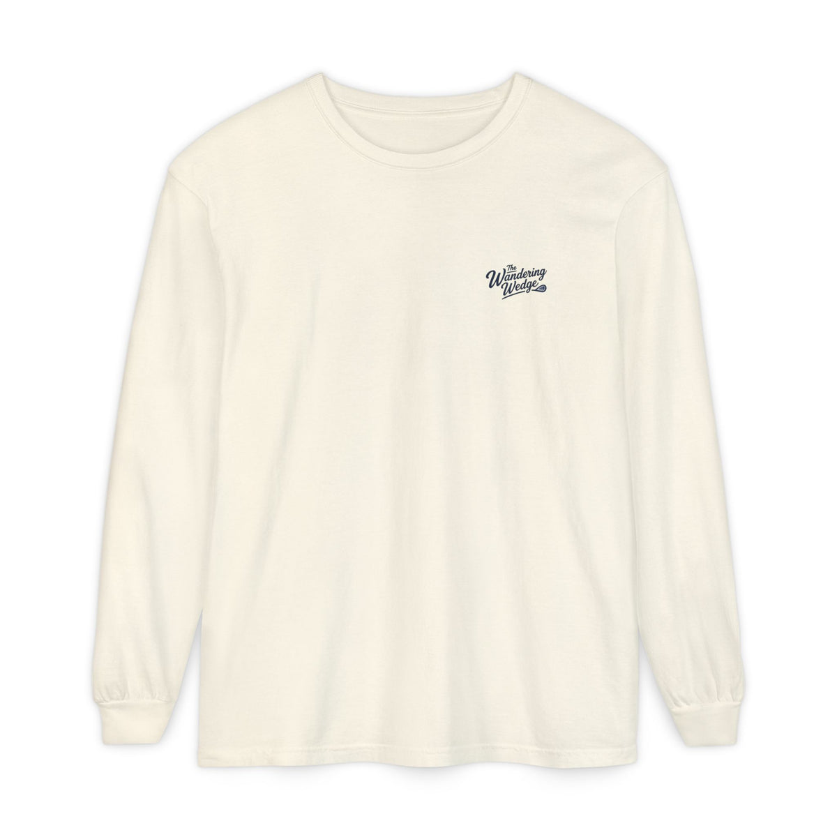 Long Sleeve T-Shirt — 'The Wandering Wedge' 155th Open Golf Trophy Graphic